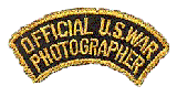 Official US War Photographer Patch